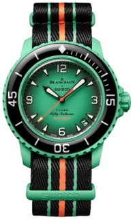 Swatch Fifty Fathoms Blancpain x Swatch Indian Ocean SO35I100 Ceramic Green