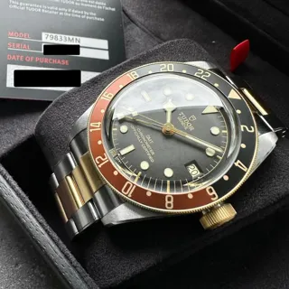 Tudor Black Bay GMT 79833MN 40mm Stainless steel Black