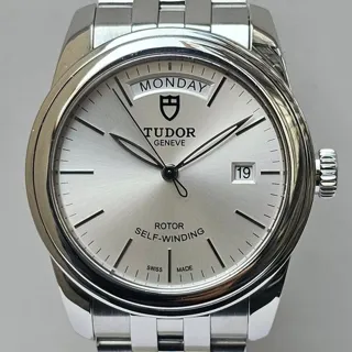 Tudor Glamour 56000 39mm Stainless steel Silver