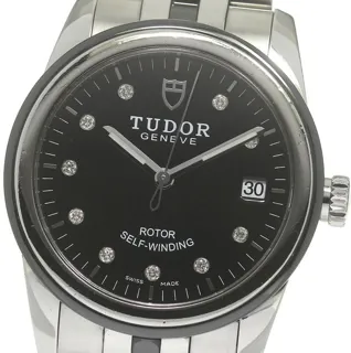 Tudor Glamour Date 55010 36mm Black