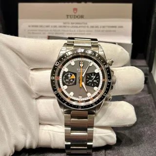 Tudor Heritage Chrono 70330N 42mm Stainless steel Black