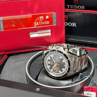 Tudor Heritage Chrono 70330N 42mm Stainless steel Black