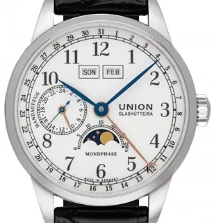 Union Glashütte 1893 D007.458.16.017.00 41mm Stainless steel White