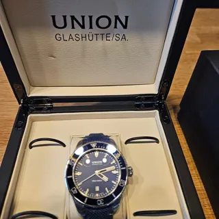 Union Glashütte Belisar D009.907.11.047.00 45mm Stainless steel Blue