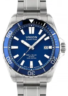 Union Glashütte Belisar D014.907.11.041.00 42mm Stainless steel Blue