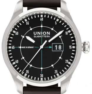 Union Glashütte D009.626.16.057.00 45mm Stainless steel Black