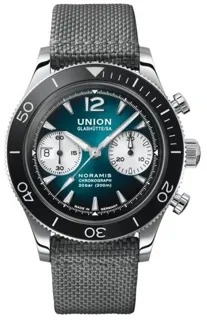 Union Glashütte Noramis Chronograph D012.927.18.097.00 43mm Stainless steel Blue