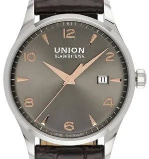 Union Glashütte Noramis Date D005.407.16.087.01 40mm Stainless steel Gray