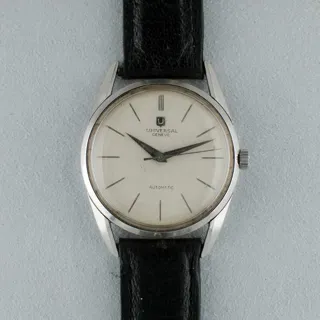 Universal Genève Polerouter 20355/1 34mm Stainless steel White