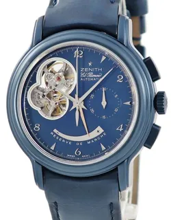 Zenith El Primero Chronomaster 03.0240.4021/97.C618 40mm Stainless steel Blue