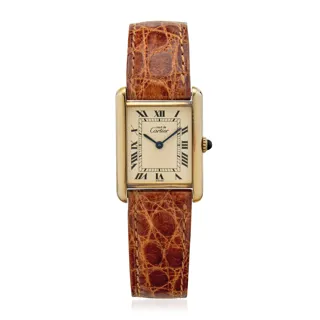 Cartier Tank Must Vermeil Cream