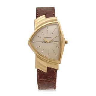 Hamilton Ventura 6108 31.5mm Steel and Gold-plated Silver