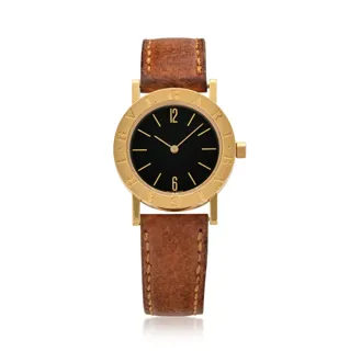 Bulgari BB30GL 18k Gold Black