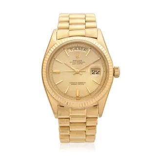 Rolex Day-Date 36 1803 Yellow gold Champagne