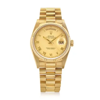 Rolex Day-Date 36 18038 Yellow gold Champagne