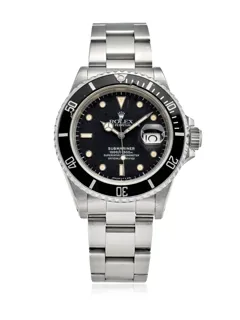 Rolex Submariner 168000 Stainless steel Black