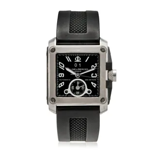 Baume & Mercier Hampton MOA08749 Stainless steel Black