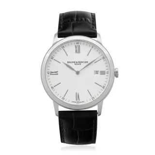 Baume & Mercier Linea 10013 Stainless steel White