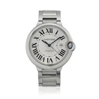 Cartier Ballon Bleu 3001 42mm Stainless steel Silver