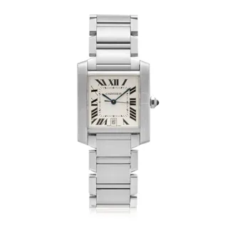 Cartier Tank Française 2302 Stainless steel Silver