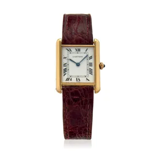 Cartier Tank 8105 18k Gold White