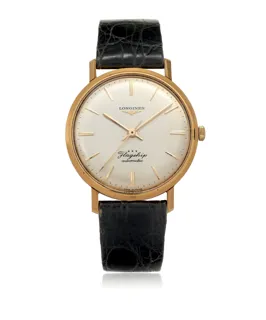 Longines Flagship 3403 18k yellow gold Silver