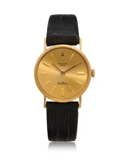 Rolex Cellini 3810 24mm 18k Gold Champagne