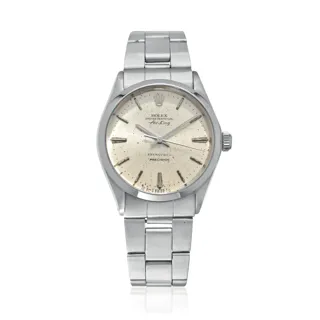 Rolex Air King 5500 34mm Stainless steel Silver