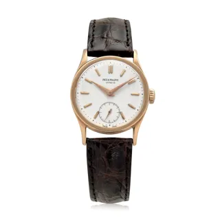 Patek Philippe Calatrava 96 18k rose gold Silver