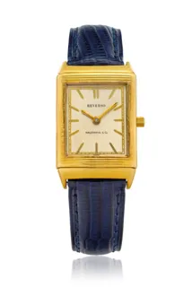 Jaeger-LeCoultre Reverso 23mm White gold and Yellow gold Silver