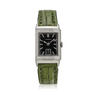 Jaeger-LeCoultre Reverso 23mm Stainless steel Black