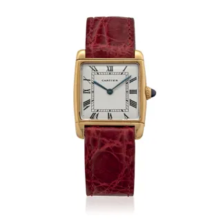 Cartier Reverso 18k Gold White