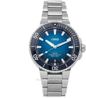 Oris Aquis 01 733 7732 4185-Set Stainless steel Blue