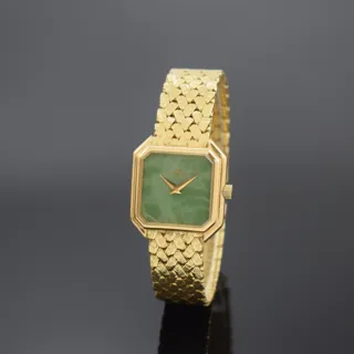 Baume & Mercier 38259 23mm 18k yellow gold Green