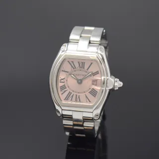 Cartier Roadster 2675 Stainless steel Pink