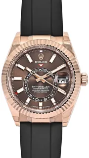 Rolex Sky-Dweller 336235-CHOIND-2 42mm Rose gold Brown