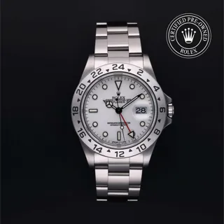 Rolex Explorer II 16570-0001 40mm Stainless steel White