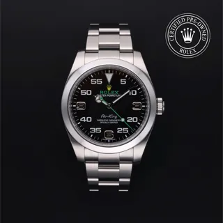 Rolex Air King 116900 40mm Stainless steel Black