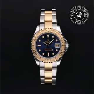 Rolex Yacht-Master 68623 35mm Yellow gold and Stainless steel Blue