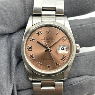 Rolex Datejust 36 16200 Stainless steel Salmon