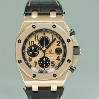 Audemars Piguet Royal Oak Offshore 26470OR.OO.A002CR.01 Ceramic and Rose gold Champagne