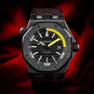 Audemars Piguet Royal Oak Offshore Diver 15706AU.OO.A002CA.01 Carbon fiber and Ceramic and Titanium Black