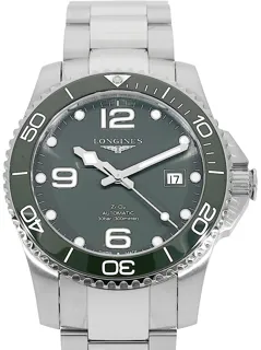 Longines HydroConquest L3.785.4.06.6 Stainless steel Gru00fcn