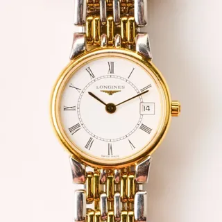 Longines Flagship L5.132.3 24mm Stainless steel and Gold-plated White