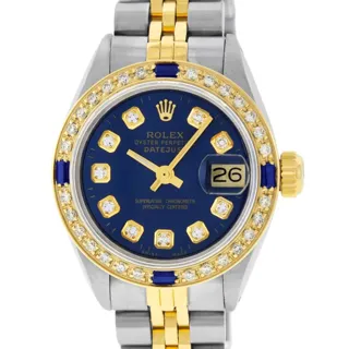 Rolex Datejust Stainless steel and 18k yellow gold Blue