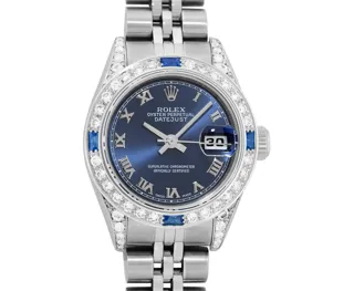 Rolex Datejust Stainless steel and 18k white gold Blue