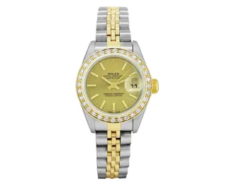 Rolex Datejust Stainless steel and 18k yellow gold Champagne