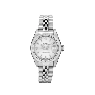 Rolex Date Stainless steel Silver