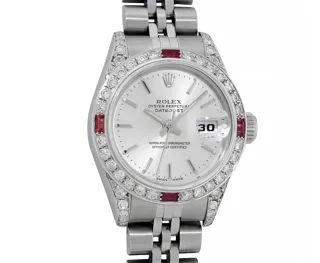 Rolex Datejust Stainless steel and 18k white gold Silver