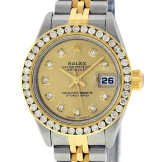 Rolex Datejust Yellow gold and Stainless steel Champagne